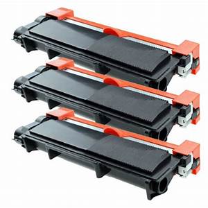 Brother TN760 3-Pack Compatible High Yield 3,000 Page Toners