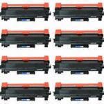 Brother TN760 Compatible 8-Pack High Yield 3,000 Page Toners