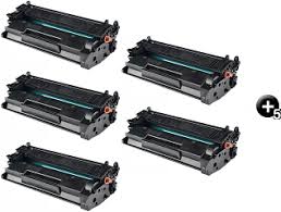 New Compatible Canon 057H 5-Pack High Yield Toners 3010C001 With Chip