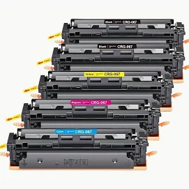 Compatible Canon 067 5-Pack Toners with Smart Chip $23.71 each ($118.55) Free Shipping