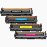 Compatible Canon 067H 4-Pack High Yield Toners with Smart Chip