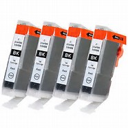 Canon BCi-5/6 Black 4-Pack Compatible Ink Cartridges 4705A003 $2.99 each ($11.96)