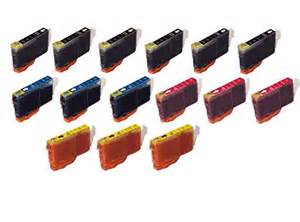 Canon BCi-5/6, BCi-3e Compatible 15-Pack Ink Combo $1.99 each ($29.85)