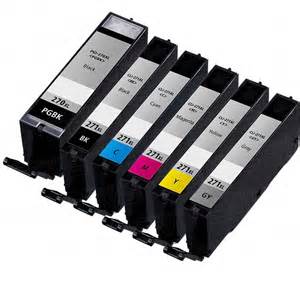 Canon CLi-271XL, PGi-270XL Compatible 6 Pack Ink Combo $9.40 each ($56.40)