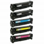 Canon 046H High Yield New Compatible 5-Pack Toner Combo