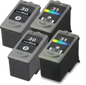 Canon PG-30, CL-31 Compatible 4-Pack Ink Combo (2 Black, 2 Color) $73.00 Free Shipping