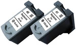 Canon PG-40, CL-41 2-Pack Combo Re-Manufactured Ink Cartridges (1 Black, 1 Color) $30.81
