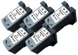 Canon PG-40, CL-41 5-Pack Combo Re-Manufactured Ink Cartridges (3 Black, 2 Color) $74.00 FREE SHIPPING