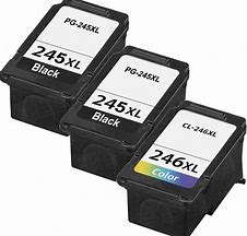 Canon PG245XL, CL246XL ReManufactured High Yield 3-Pack Combo (2 Black, 1 Color) $58.00