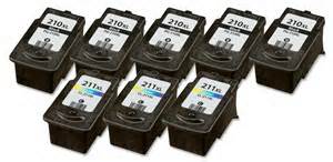 Canon CL-211XL, PG-210XL Re-Manufactured 8-Pack High Yield Ink Cartridges (5 Black, 3 Color) $146.61