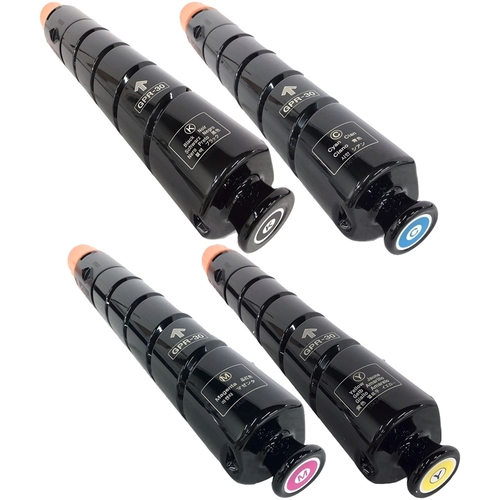 New Compatible Canon GPR30 4-Pack Toner Combo with Intelligent Chip