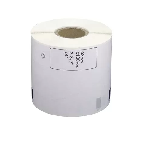 Compatible Brother DK-1202 white shipping labels, 62 by 100 mm