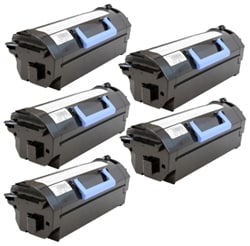 Dell B5460DN 332-0131 New Extra High Yield Compatible 5-Pack Toner 45,000 Pages