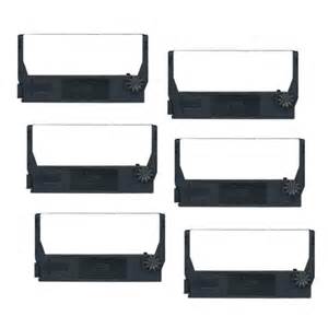 Epson ERC 23BR Black/Red 6-Pack Compatible POS Ribbon