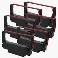 Epson ERC 30, 34, 38 6-Pack Black/Red Compatible POS Ribbon ERC-30BR $12.78