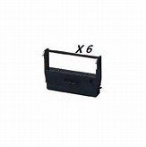 Epson ERC 37 Black 6-Pack Compatible POS Ribbon $2.90 each ($17.40)