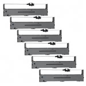 Epson S015329, S015337 Compatible 6-Pack Ribbon Cartridges