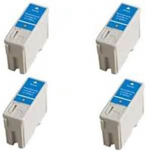 Epson Stylus 480, 580, C20, C40 Black 4-Pack Re-Manufactured Ink Cartridges (T013201) $4.75 each