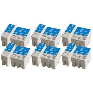 Epson Stylus 480, 580, C20, C40 series 12-Pack Combo Ink (4 Black , 2 Colors) $3.50 each