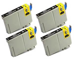 Epson Stylus, Workforce T069120 4-Pack Black Re-manufactured Ink Cartridges $4.50 each