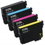 Epson T212XL 4-Pack Remanufactured High Yield Ink Set