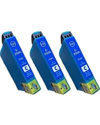 Epson T252XL Cyan High Yield Re-Manufactured 3-Pack Inks (T252XL220) $7.00 each ($21.00)