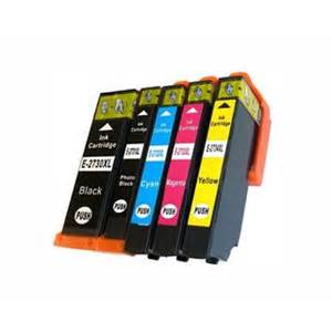 Epson T273XL 5-Pack Re-Manufactured High Yield Ink Combo XP520, XP600, XP610, XP800 $24.57