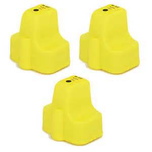 HP 02 3-Pack Yellow Re-manufactured Ink Cartridges C8773WN $11.85 each Free Shipping