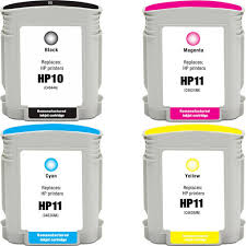 HP 10/11 Remanufactured 4-Pack Ink Combo $6.95 each ($27.80) Free Shipping
