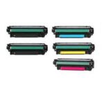 HP 507A 5-Pack Compatible Toner Combo M551/M570/M575