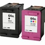 HP 64XL 2-Pack Combo High Yield Remanufactured Black/Color Inks