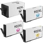 HP 902XL 4-Pack Remanufactured Combo (Black/Cyan/Magenta/Yellow) $9.93 each ($39.73) Free Shipping