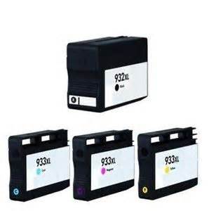 HP 932XL/933XL Remanufactured 4-Pack Ink Combo $6.08 each ($24.32) Free Shipping