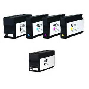 HP 932XL/933XL Premium 5-Pack Remanufactured Ink Combo $6.08 each ($30.40) Free Shipping