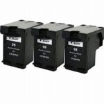 HP 98 Black 3-Pack Remanufactured Ink Cartridge C9364W