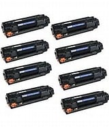 HP CB435A (35A) Compatible 8-Pack Toner for LaserJet P1002/P1009