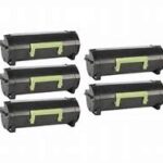 Konica Minolta Bizhub 4700P Compatible TNP37 5-Pack Toner Cartridges