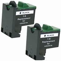 Lexmark 16 Black High Yield 2-Pack Re-Manufactured Ink Cartridges $13.95 each ($27.90)