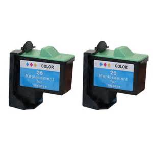 Lexmark 26 Color High Yield 2-Pack Re-Manufactured Ink Cartridges $11.25 each ($22.50)