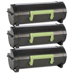 Lexmark MS610 series Compatible 3-Pack 50F1H00 Toners $47.85 each ($143.85) Ships Free