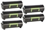 Lexmark MX310, MX410 5-Pack Compatible Toners 60F1H00 $45.00ea ($225) FREE SHIPPING