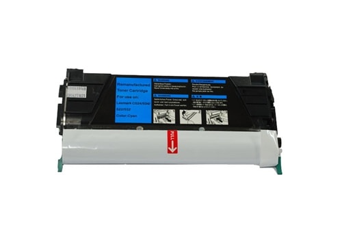 Lexmark C524 Cyan Compatible High Yield Toner C5242CH $49.95 Free Shipping