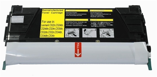 Lexmark C524 Yellow Compatible High Yield Toner C5242YH $49.95 Free Shipping