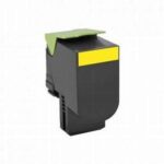 Lexmark CS421, CS521 COMPATIBLE Yellow High Yield Toner 78C1XY0