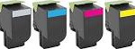 Lexmark CS510 Compatible 701X 4-Pack Extra High Yield Toner Set