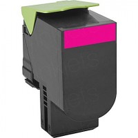 Lexmark CX310, CX410, CX510 Magenta Re-Manufactured Toner 80C1SM0 $56.00