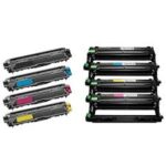 Brother TN221/TN225/DR221CL Compatible Toner Set and Drum Set Combos