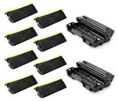 Brother TN570/DR500 8-Pack Compatible TN570 Toners & 2 DR500 Drums