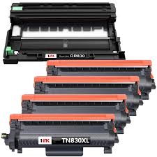 Brother TN830XL 4-pack and DR830 drum combo