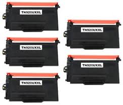 Brother TN920UXXL 5-Pack Compatible Ultra High Yield 18000 Page Toner